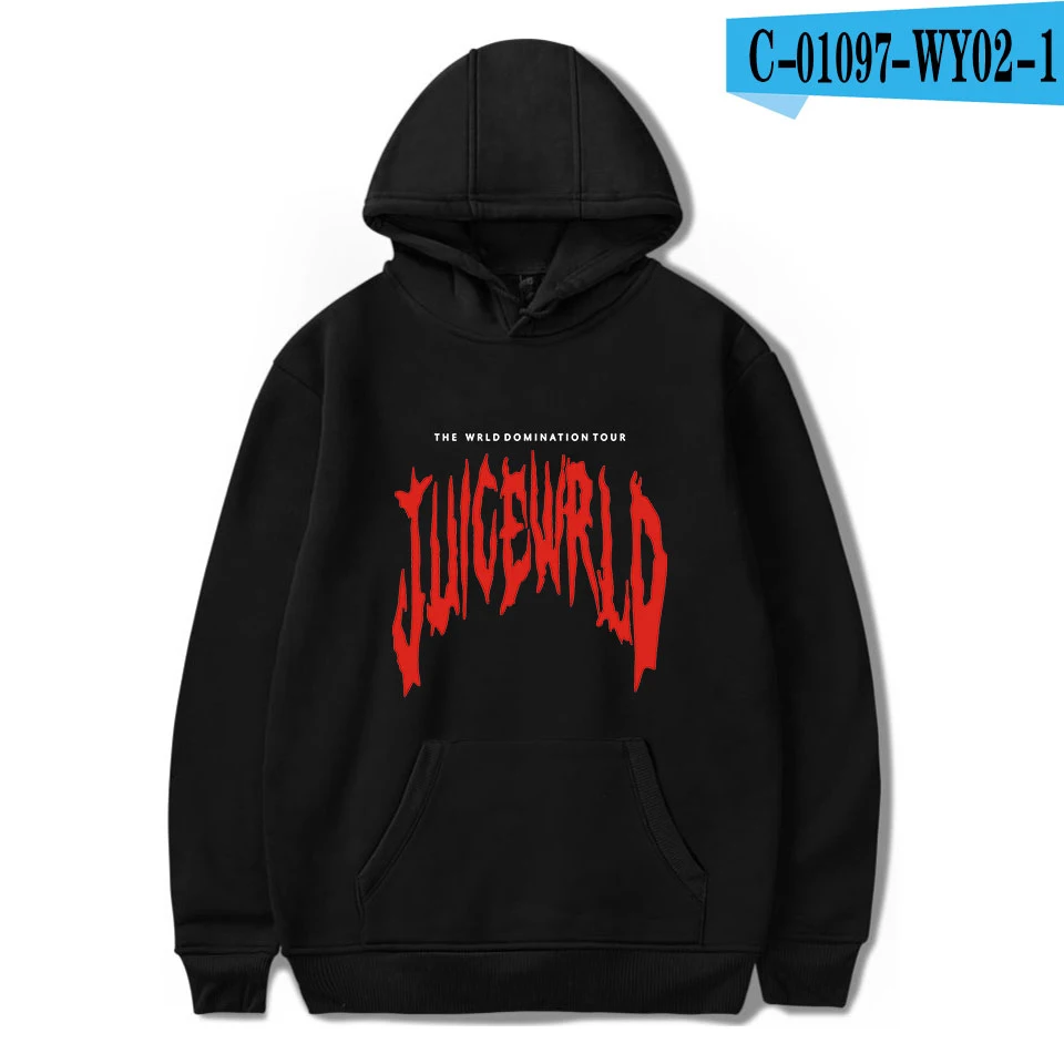 Толстовка Juce Wrld Harajuku R.I.P. Respect Rapper Juice Wrld толстовка мужская женская Juice Wrld 999 негабаритных - Цвет: black