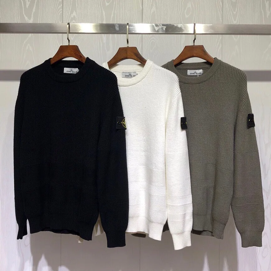 

Stone island-Best Quality Basic Sleeve Compass Patched Women Men Sweatshirt Hoodies Hiphop Streetwear Sweater 2