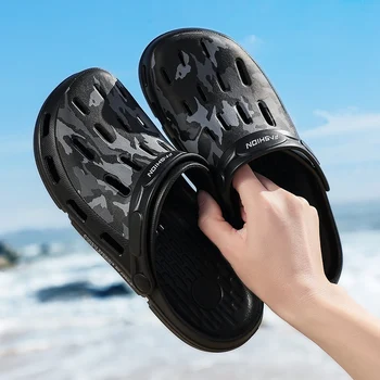 

2020 Mens Beach Sandals Summer Casual Man Shoes Clogs Men Sandalias Chaussure Homme Slippers Outdoor Sandales Sandalen Sandalet