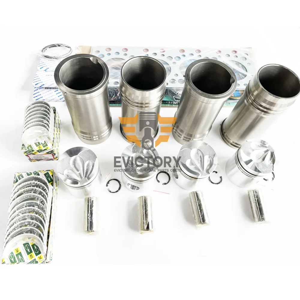 

For Komatsu bulldozer S4D120 4D120 Engine Overhaul Rebuild Kit PISTON RING LINER GASKET BEARING