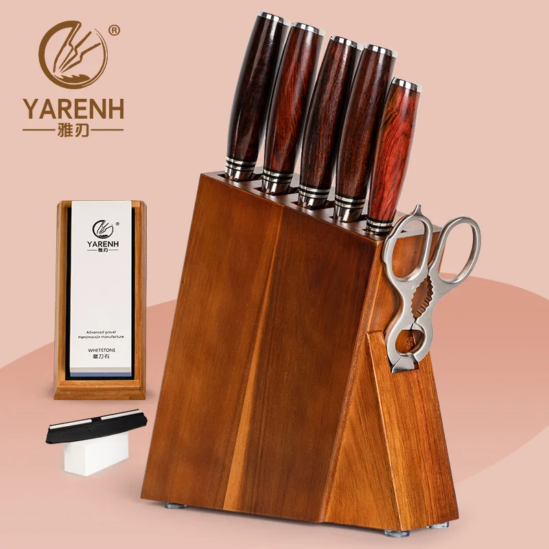 Damascus Kitchen Chef Knife Set 8 Piece-FYW Series