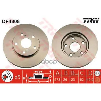 

Disc TORM front TRW/Lucas Art. df4808