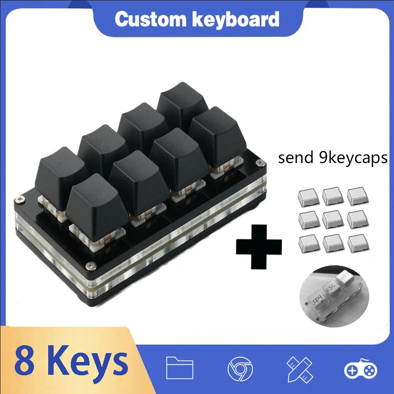 best computer keyboard Portable Mini 8 Keys Keypad DIY Shortcut Keyboard Function Keyboard Programmable Mechanical Keyboard Sayodevice Gaming Keyboard mini computer keyboard