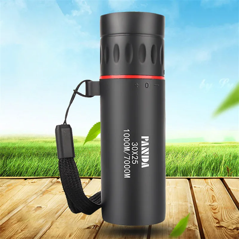 HD 30x25 Monocular Telescope binoculars Zooming Focus Green Film Optical Hunting High Quality Tourism Scope