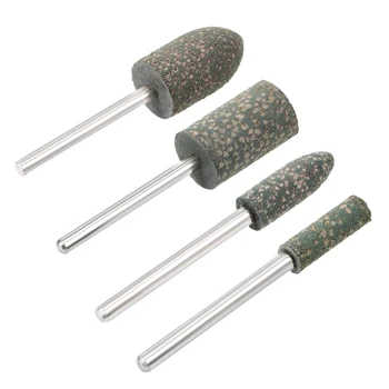 

uxcell 10Pcs Rubber Mounted Points Polishing Buffing Wheels with 1/8-inch Shank for Rotary Tools polishing surface of metal
