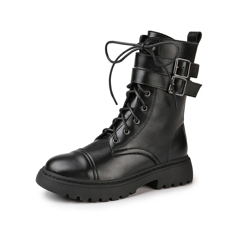 Womens black combat boots size 10 Clearance