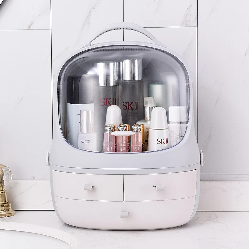 

Jewelry Box Plastic Multifunctional Dust-proof Cosmetic Storage Box Drawer Cosmetic Box Transparent Portable Portable