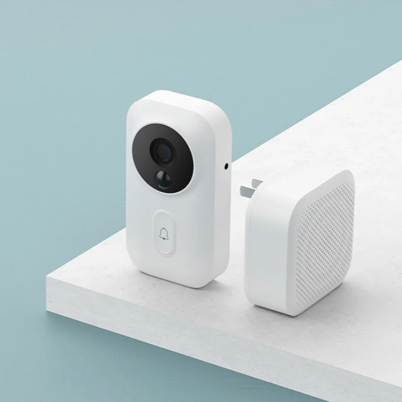 Xiaomi mijia умный дверной звонок wifi камера видеодомофон Беспроводная дверь новейший ИК ai идентификация лица звонок для офиса дома mihom