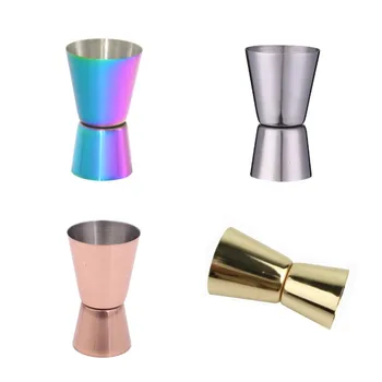 

15/30ML stainless steel double Jigger Wine Jigger TJ-30S for Bar Measures Milk tea OZ cup