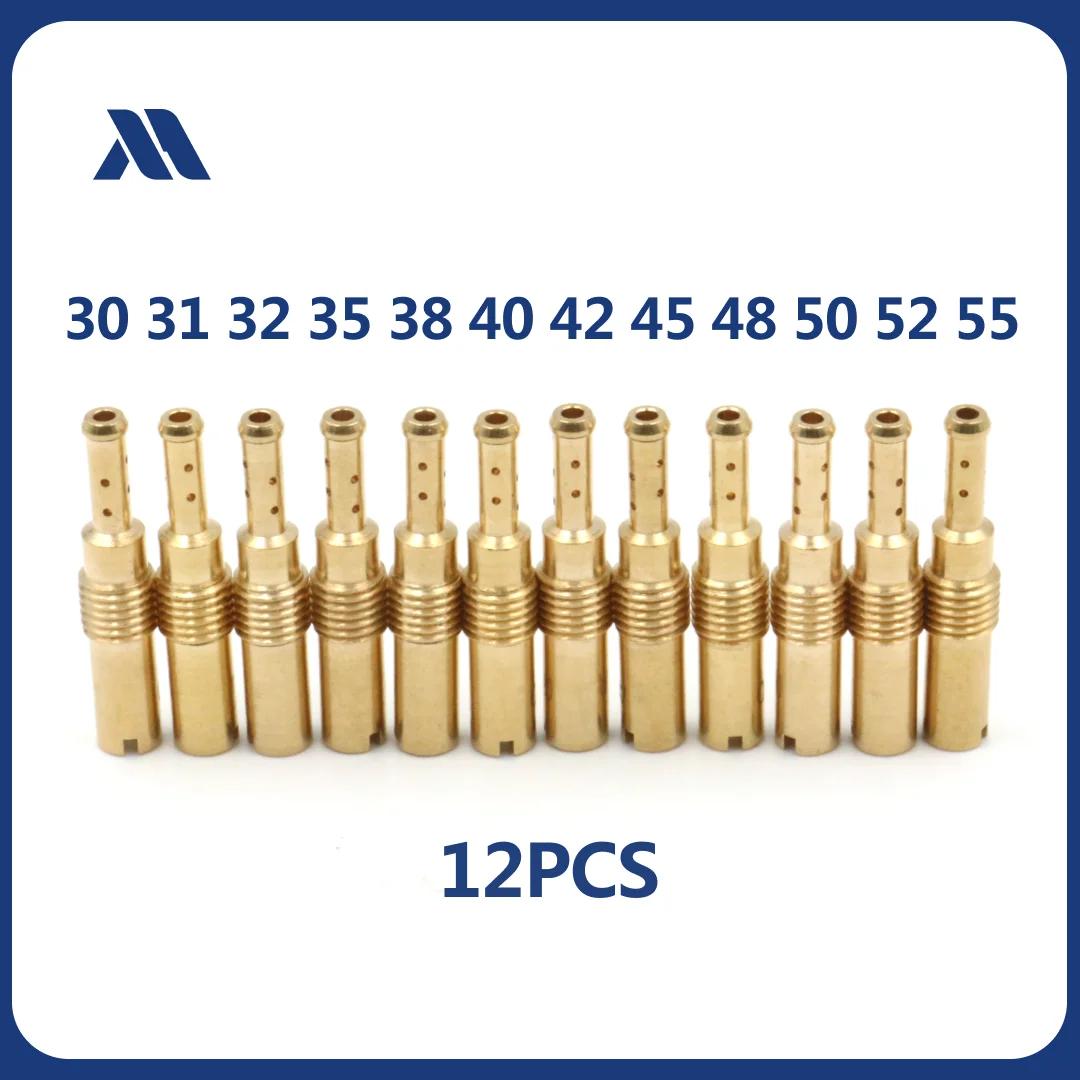 Set Lento/Pilota Di Jet Per Pwk Pe Keihin Cvk Oko 12Pcs(30,31,32,35,38,40,42,45,48,50,52,55)