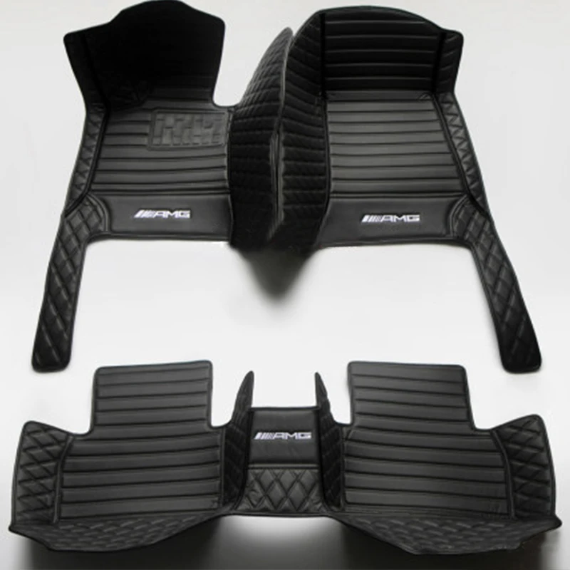 Подходит для Mercedes-Benz E200 E220 E250 E280 E300 E350 E400 E500 E63 E43 AMG W210 W212 W213W211car коврик автомобильные аксессуары - Название цвета: Черный