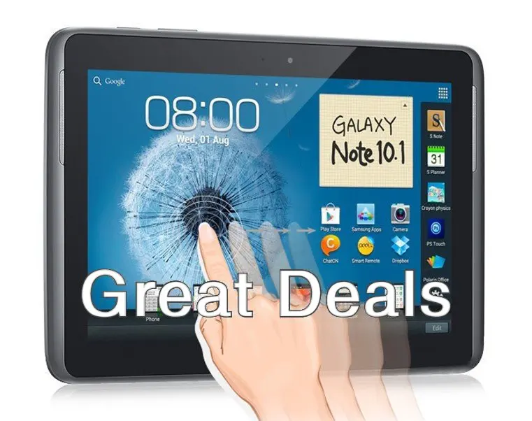 Высокий прозрачный Экран протектор/защита для samsung Galaxy Note 10,1 N8000 N8010 с розничной посылка