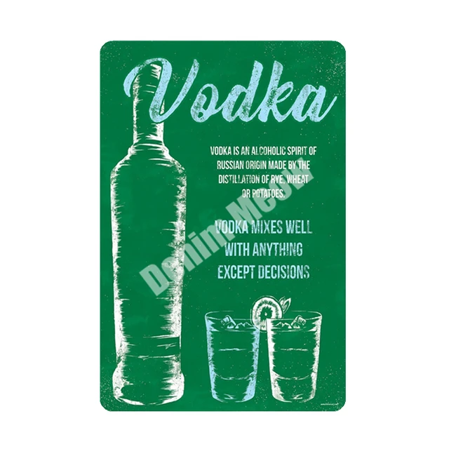 Guinness Plaque Vintage Metal Tin Signs Bar Pub Decorative Plates VODKA Wall Stickers Corona Iron Poster Beer Advertising Sign J