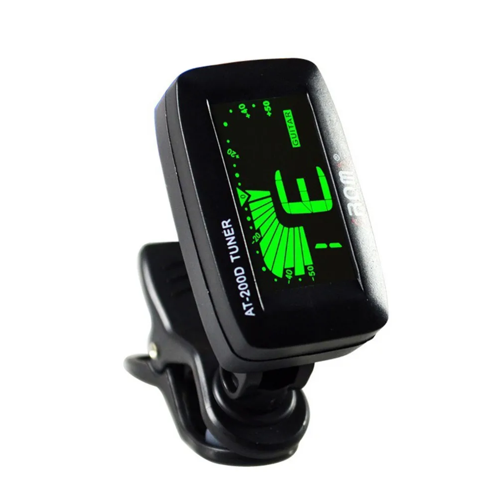 

Universal Clip on Guitar Tuner with Digital Chromatic LCD for Electric Acoustic Guitar Bass Ukulele Violin Banjo Portable Tuner