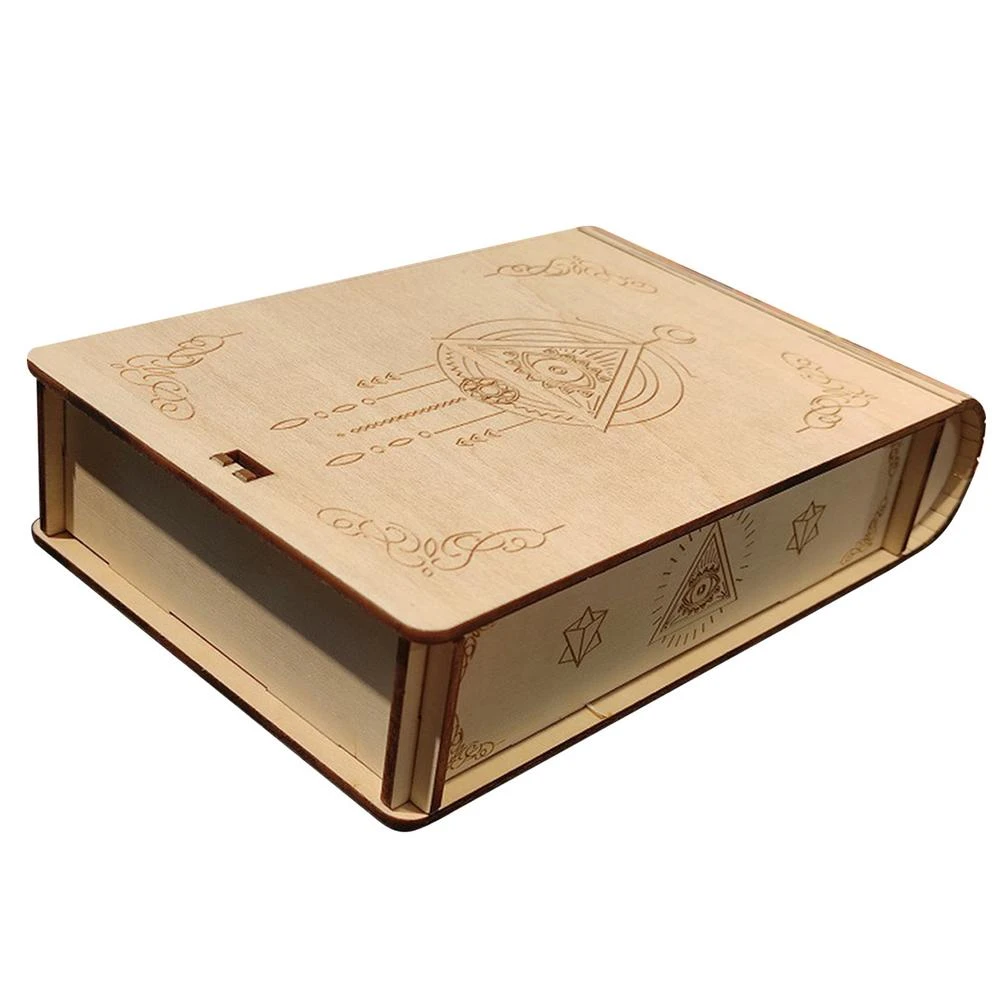 Wooden Tarot Deck Holder Exquisite Tarot Card Box Card Box For Wedding  Treasure Box For Crystal Lock Cosmetic Envelope Anime Col - Storage Boxes &  Bins - AliExpress