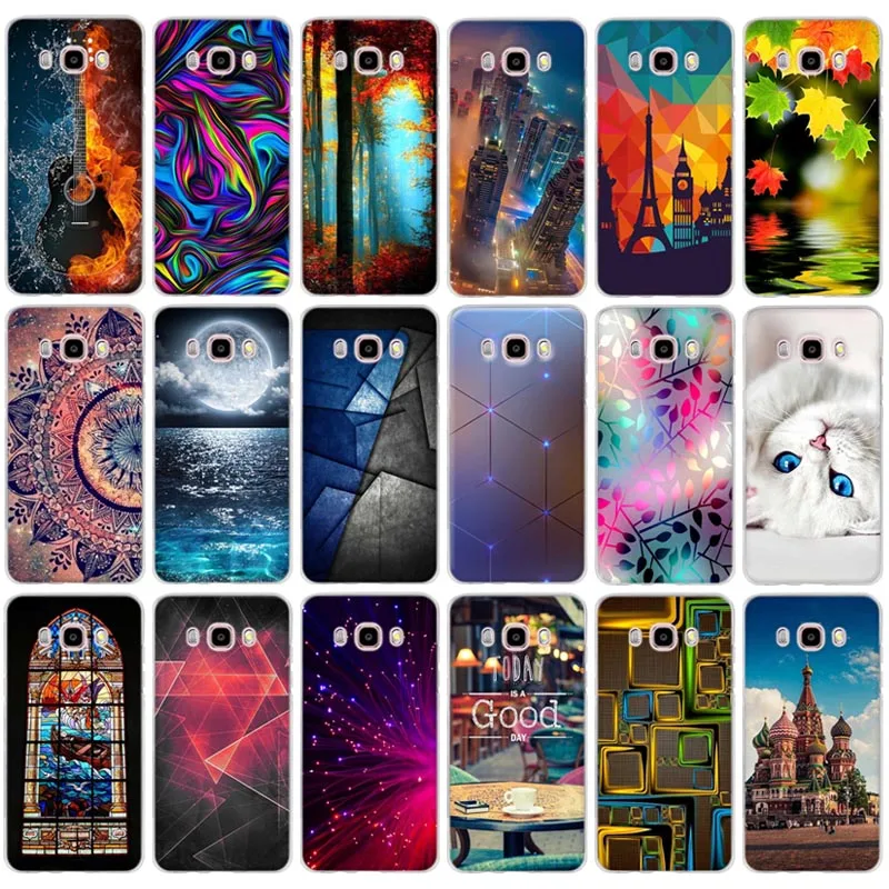 Для Samsung Galaxy J5 2016 J510 J510F SM чехол 3D мягкий рельеф ТПУ для j510fn чехол|case for samsung|tpu casecase |