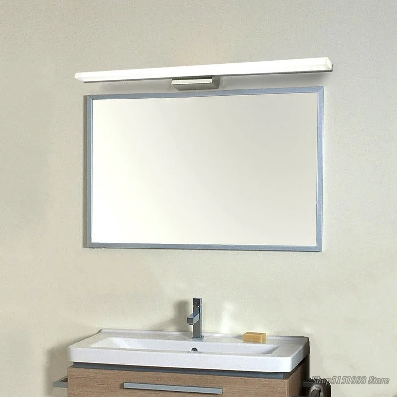 Simple Modern Fogproof vanity light LED Bathroom vanity desk mirror lights for make up coiffeuse avec Lighting fixture 110V-240V Simple Modern Fogproof vanity light LED Bathroom vanity desk mirror lights for make up coiffeuse avec Lighting fixture 110V-240V