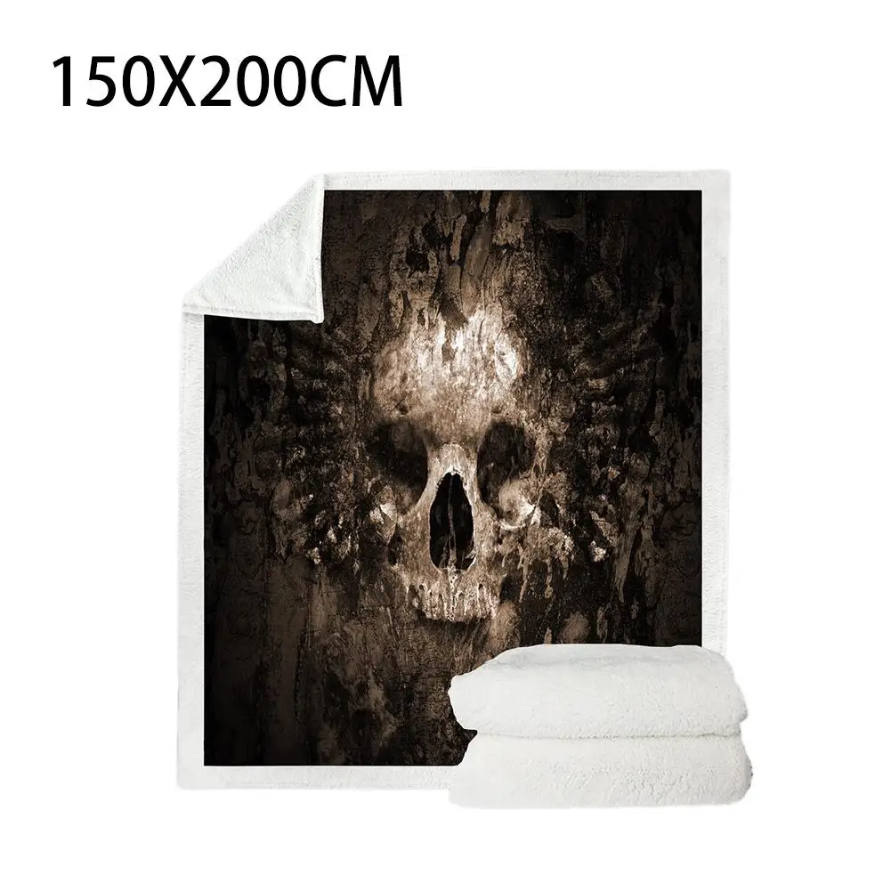 Одеяло "Хэллоуин" страшное ржавое тусклые постельные принадлежности сверхмягкий комфортный гобелен домашний отель путешествия спальня