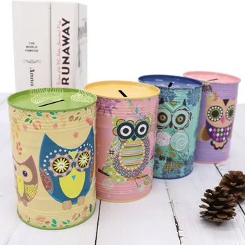 

Stainless Piggy Banks Steel Cube Money Box Children's Savings Tank Mini Stylish Caja Dinero Seguridad Home Decoration GG50cq