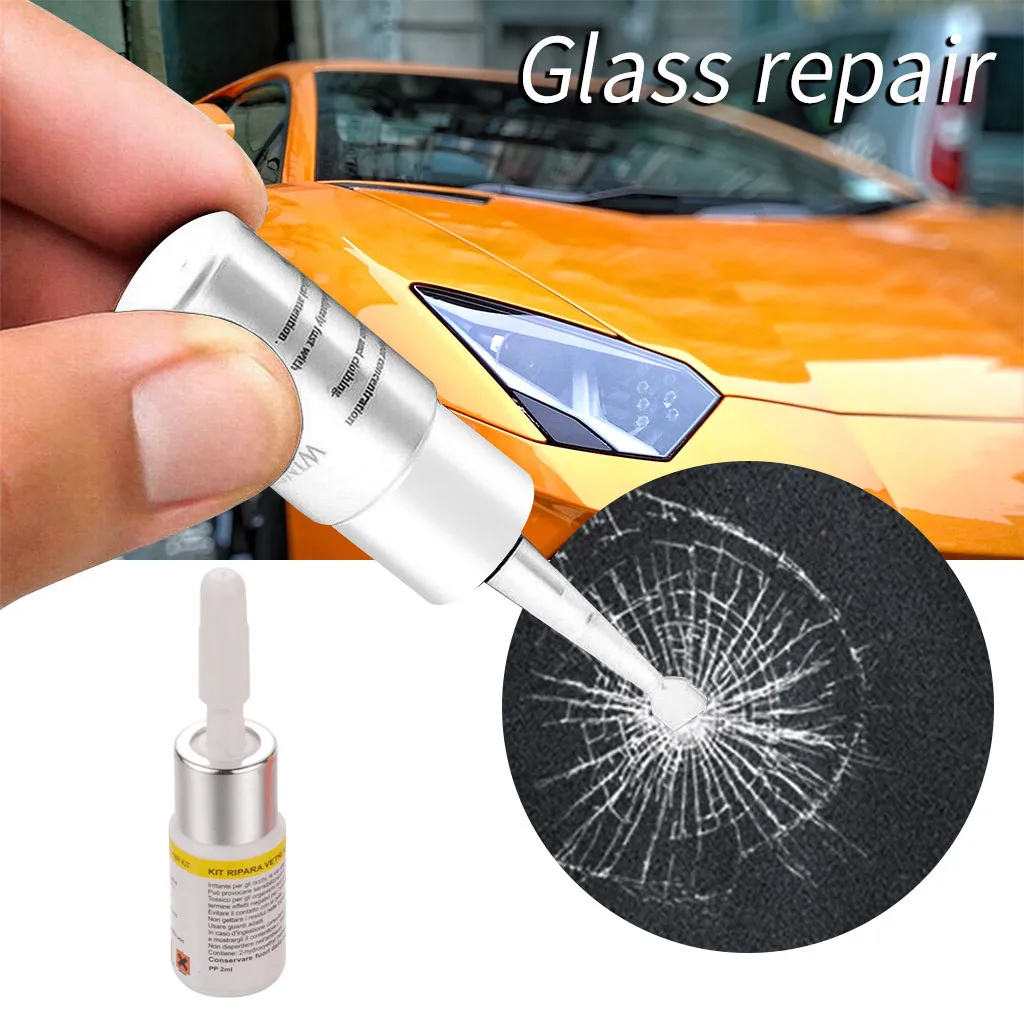 DIY Car Window Glass Scratch Crack Chip Resin Glass Scratch Crack Restore Windshield Repair Tool Kit