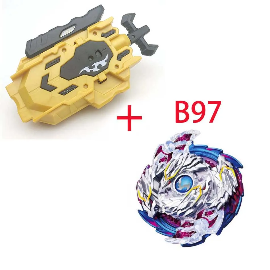 Beyblade Burst B110 CHO-Z VALKYRIE. Z. Ev с левым и правым двухсторонним пусковым устройством, металлический усилитель, Топ стартер, гироскоп, спиннинговая игрушка для боя - Color: B97