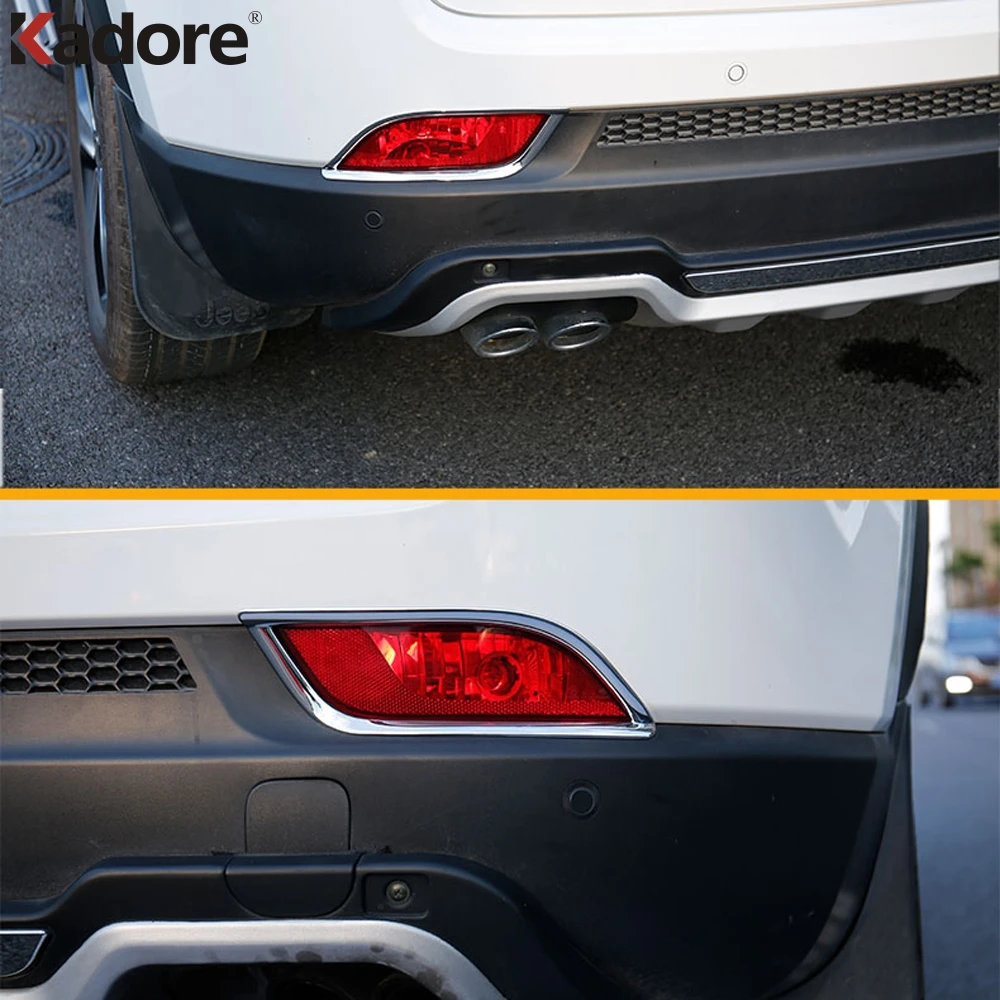 For Jeep Compass 2017 2018 2019 2020 2021 Car Rear Fog Light Cover Trim