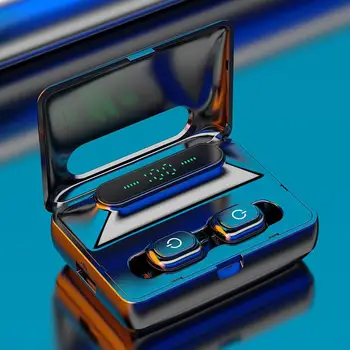 

Wireless Earphones TWS Bluetooth 5.0 Wireless Stereo HiFi Earphones with LED Digital Charge Box Wireless Earphones 2020