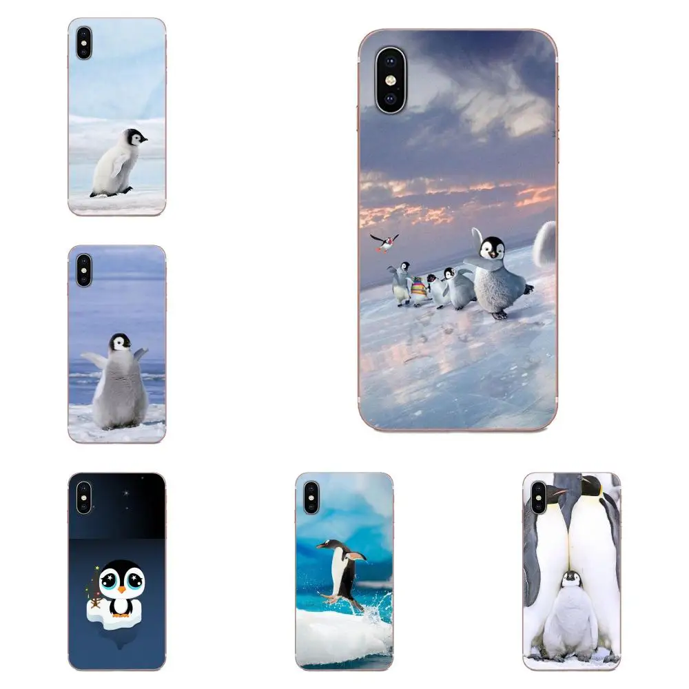 Мягкая одежда с принтом милой к коже Детские Пингвин для huawei Honor 4C 5A 5C 5X6 6A 6X7 7A 7C 7X8 8C