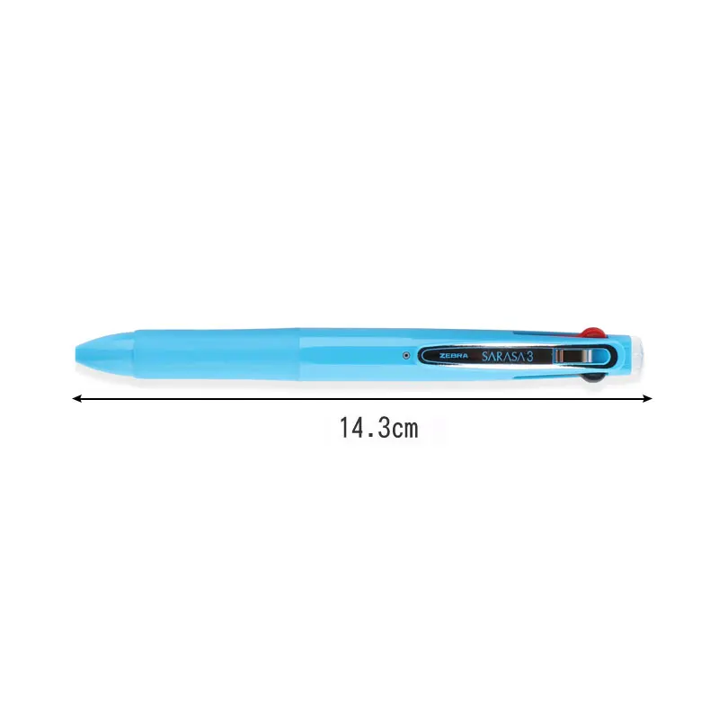 ZEBRA SARASA Gel Pen J3J2 Three Color 0.5mm Multi-function School Pen Black/Blue/Red Ink Refill Replaceable Stationery 1PCS