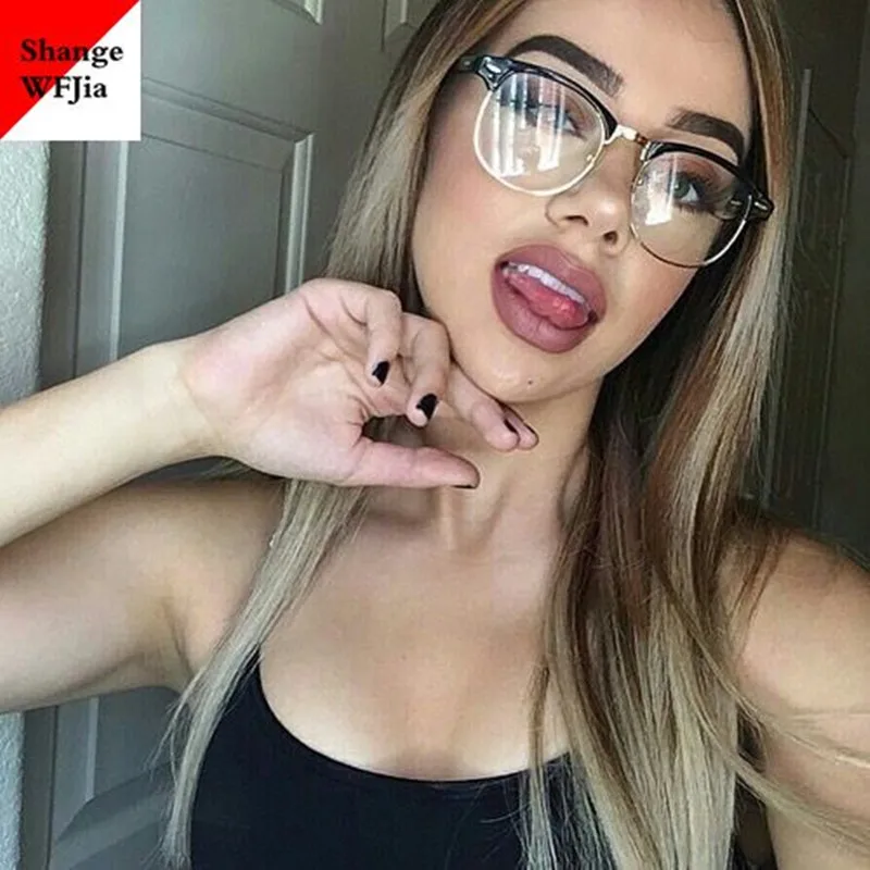 Optical glasses frames-1-1.5-2-2.5-3-3.5-4-4.5-5.0-5.5-6.0 Classic Myopia Glasses Women Men Optical Glasses metal Eyewear Frame PD62-64MM