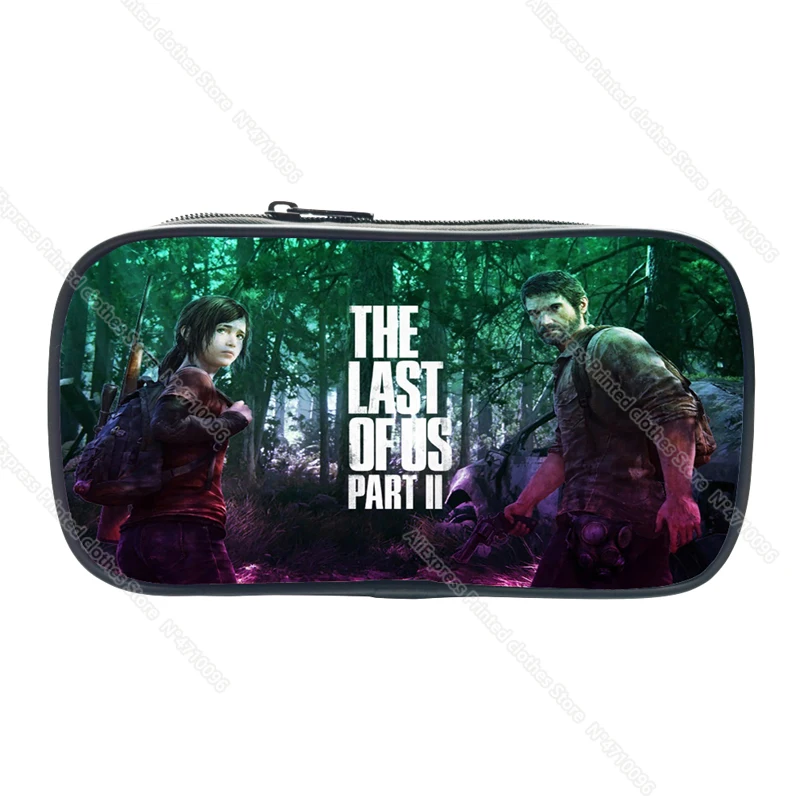New Game The Last of Us 2 Pencil Case School Supplies for Kids Stationery 3D Print Storage Pouch Cosmetic Cases Makeup Box Bags
