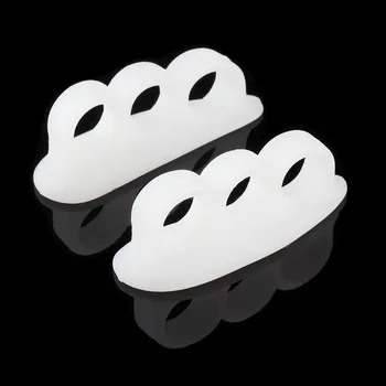 

2pcs=1pair Gel Toe Separators Stretchers Alignment Overlapping Toes Orthotics Hammer Orthopedic Cushion Feet Care Shoes Insoles