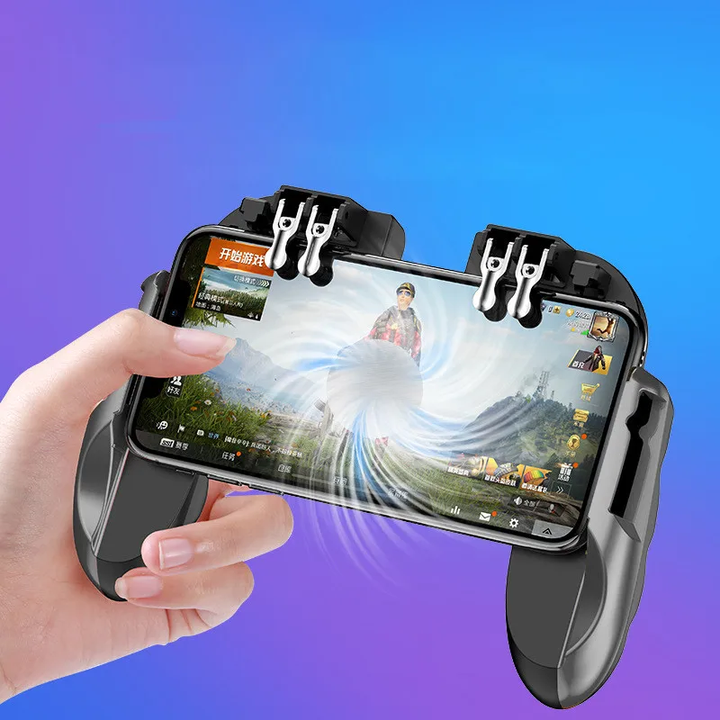 

PUBG Moible Controller Gamepad Game Joystick for iPhone Android Phone Controller PUGB Mobile with Cooling Fan