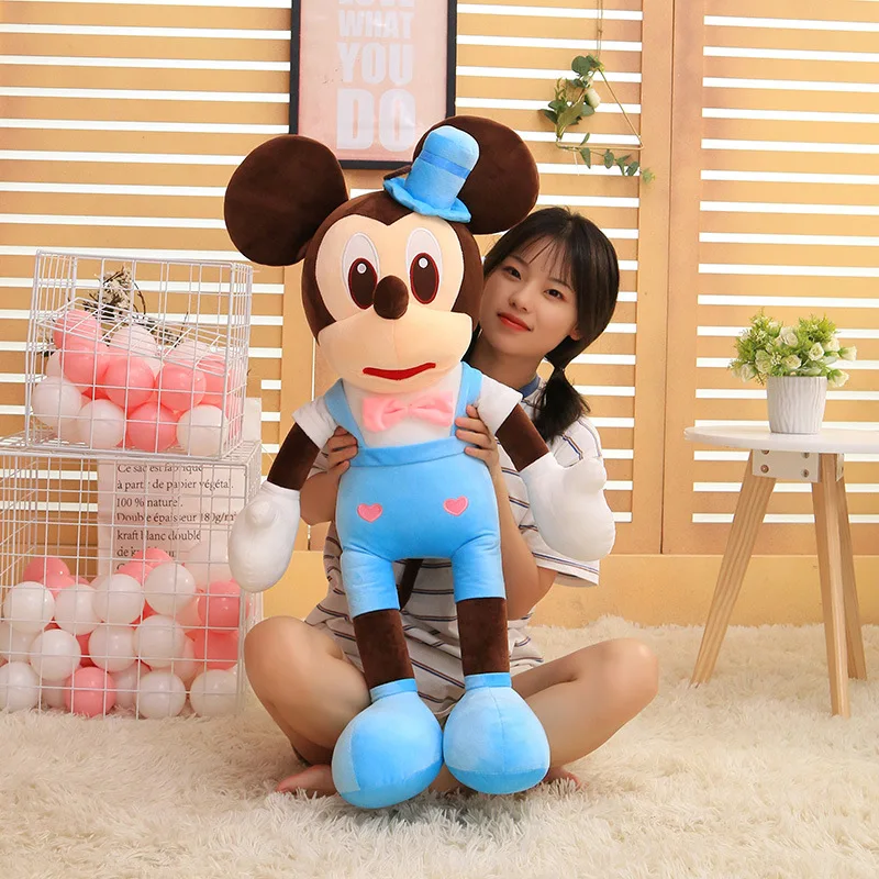 Новая плюшевая игрушка в виде мыши с Микки и Минни, мягкие влюбленные куклы Микки Минни, Подарочные интерьерные подушки, свадебные подарки для детей - Цвет: Mickey
