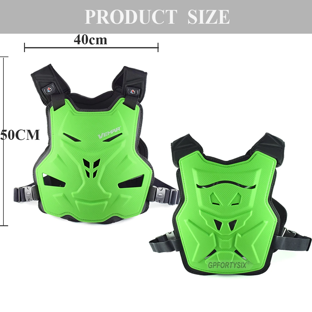 Vemar Motocross Body Armor Vest Motorcycle Body Protection Off-Road Racing Vest Dirt Bike Mtb MX Touring Armor Chest Protector