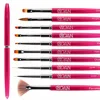BQAN Rose Red Nail Art Brush UV Gel Brush Draw Tips Drawing Liner Painting Acrylic Brush For Manicure Nail Art Brush Decorations 3