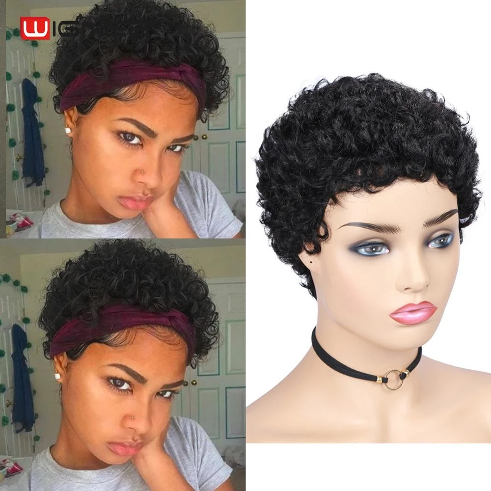 Wigneeショートカーリー人間の髪黒人女性150 密度レミーブラジルピクシーカットスパイラルカールソフト安いかつら送料無料 Full Machine Wigs Aliexpress Wigneeショートカーリー人間の髪黒人女性150 密度レミーブラジルピクシーカットスパイラルカールソフト安いかつら送料無料 Full Machine Wigs Aliexpress