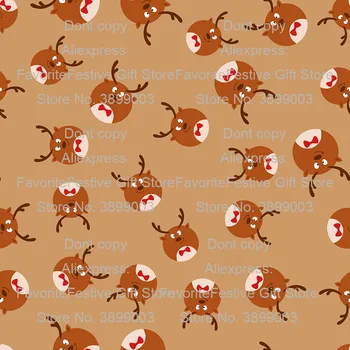 

Christmas Snowman deer Elk Print Cotton Fabric Quilting Patchwork Sewing Material Diy Clothing