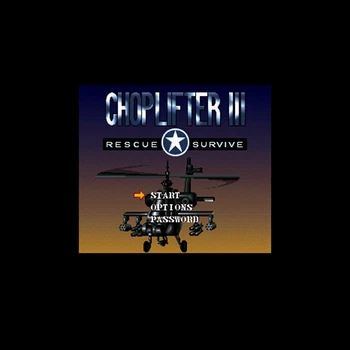 

Choplifter III USA Version 16 bit Big Gray Game Card For NTSC Game Player