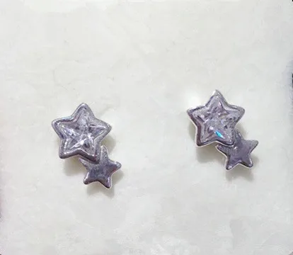Коллекция Christma, серьги brinco, 925 пробы, серебро, снежинка, серьги-гвоздики для женщин, хорошее ювелирное изделие, Memnon, опт, ER035 - Цвет камня: ER040
