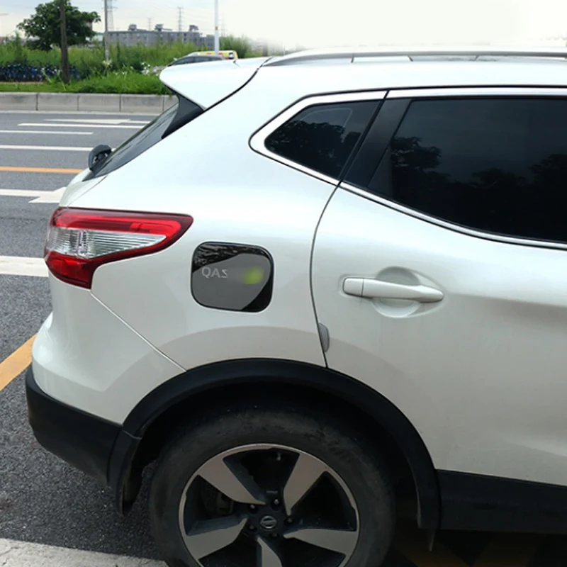 Черная Титановая Крышка топливного бака для Nissan Qashqai-, внешние аксессуары, авто наклейки, новинка