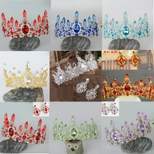 Головной убор невесты стиль корейский стиль Принцесса Хрустальная корона заколка для волос барокко Свадебные аксессуары Корона головной убор