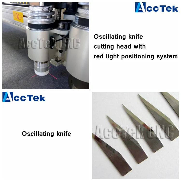 Oscilating нож cnc резак прямой нож для резки ткани