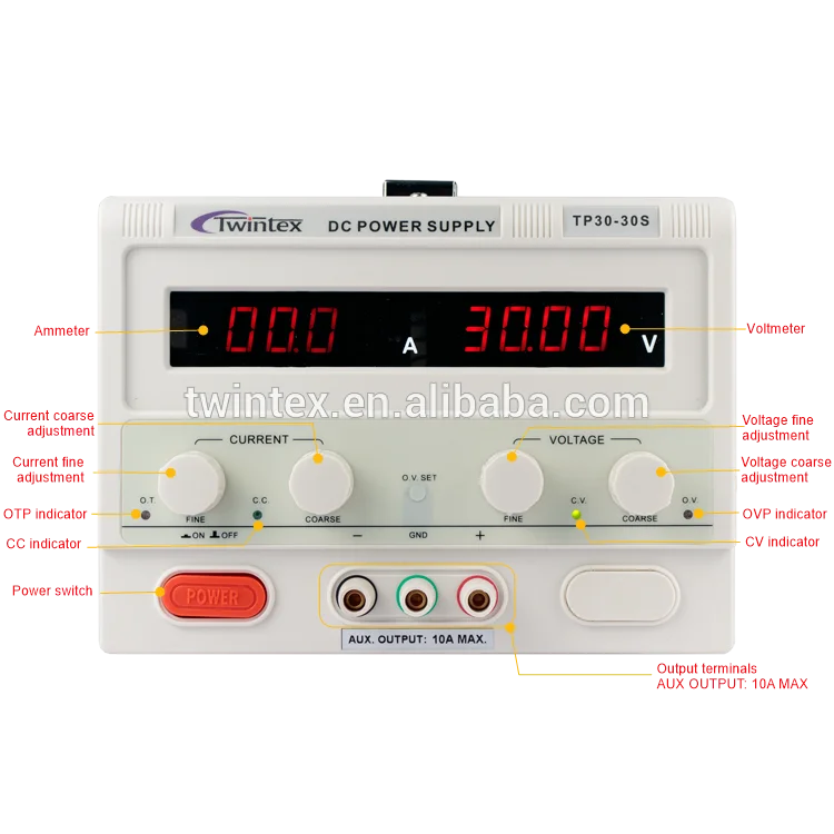 US $550.00 100V 3A Switch Mode DC Power Supply Laboratory Variable Voltage DC Regulated Power Supply TP1H3S