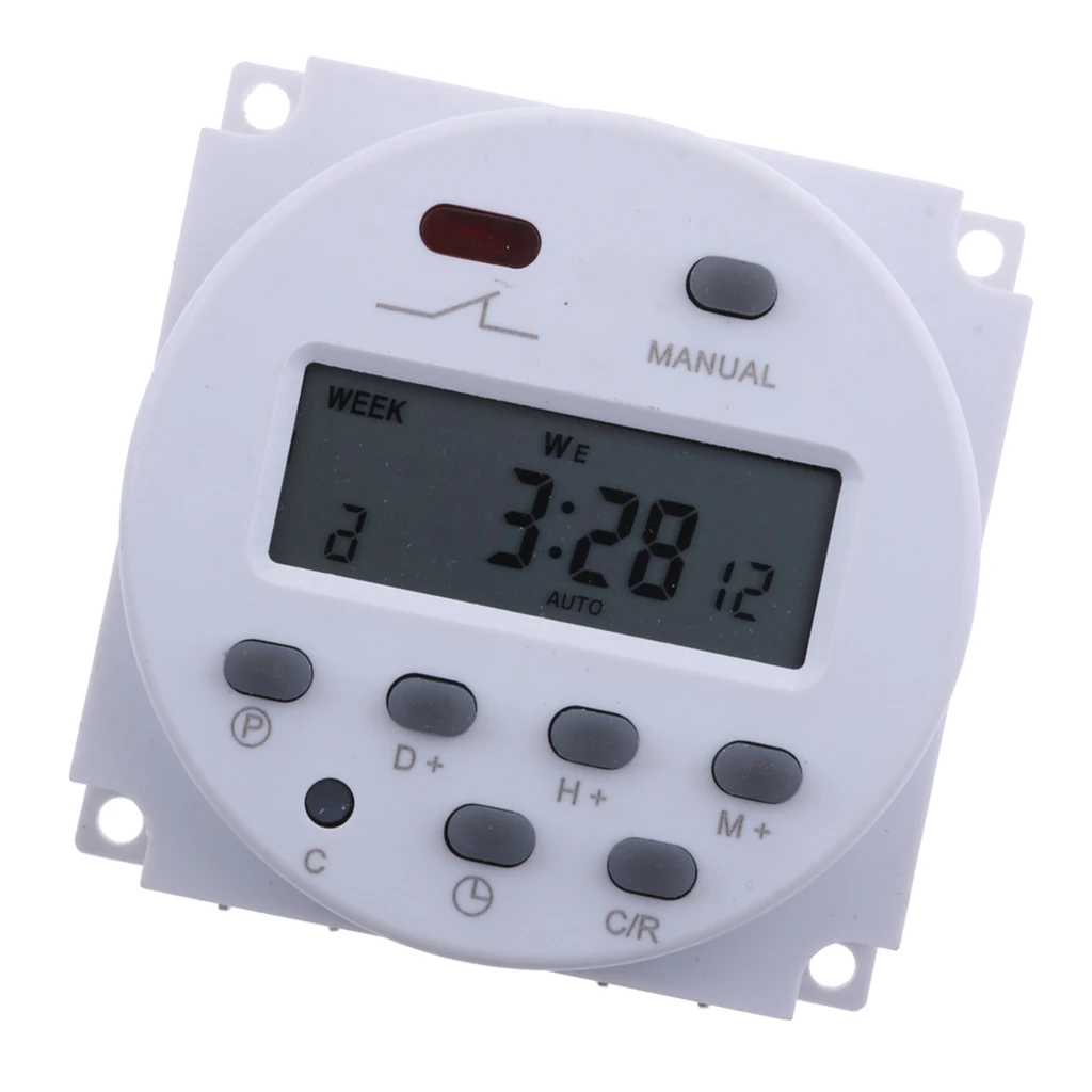 Timer Switch for Solar Lights, Digital Programmable Timer DC/  12 V - HOT