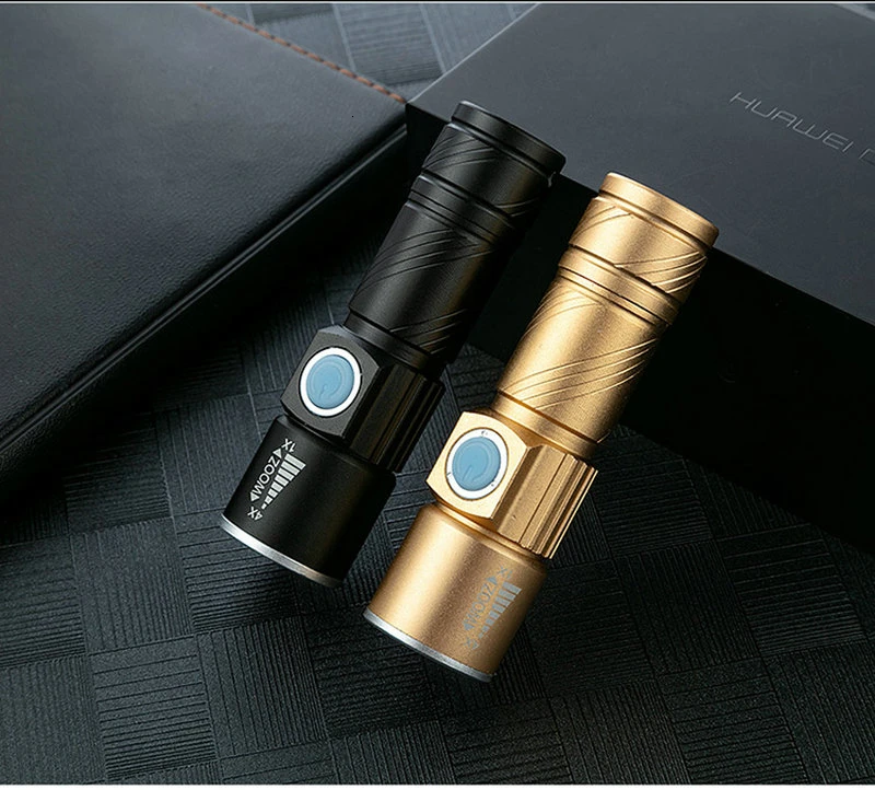 Zoomable Bike Front Light  Bicycle Flashlight USB Charging Flashlight Cycling Waterproof Torch Bike Headlight Bicycle Light (13)