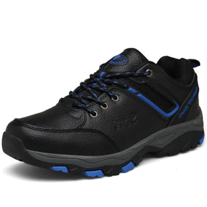 Men's PU Leather Hiking Shoes Spring Autumn Waterproof Non-slip Lace-Up Soft Outdoor Sneakers Man Rubber Trekking Trail Footwear Men's PU Leather Hiking Shoes Spring Autumn Waterproof Non-slip Lace-Up Soft Outdoor Sneakers Man Rubber Trekking Trail Footwear