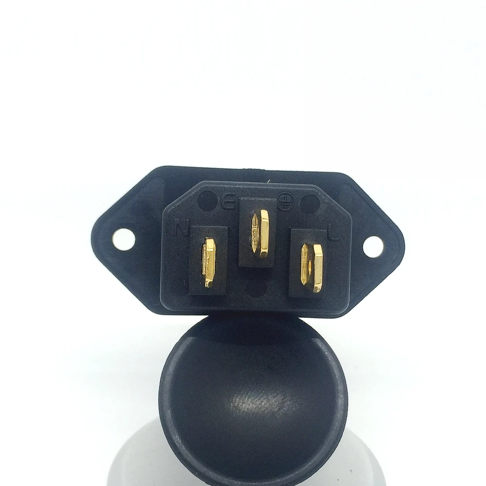 Electrical Socket Power Socket 3pcs FURUTECH FI-06(G) IEC Inlet Socket 3-pin Welded Edition