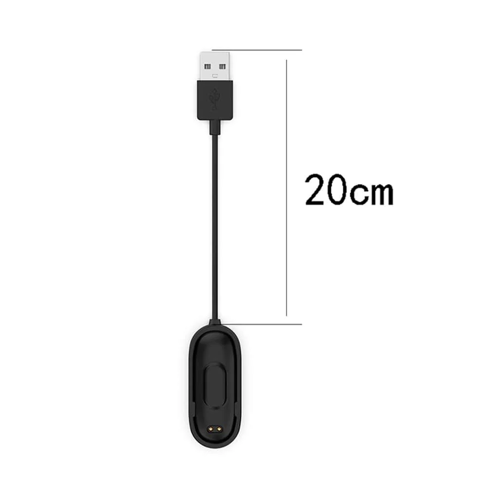 Для Xiaomi mi Band 4 usb зарядный док-кабель сменный Шнур зарядное устройство адаптер для mi band 4 смарт-браслет аксессуары - Тип штекера: 20cm