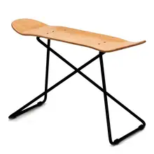  Skateboard Stool Bracket Skateboard Chair Ironwork Stool DIY Skateboard Combination Personality Skateboard Bench 